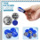 32Pcs Tire Repair Patch Tools Kit, Roller with Buf 3