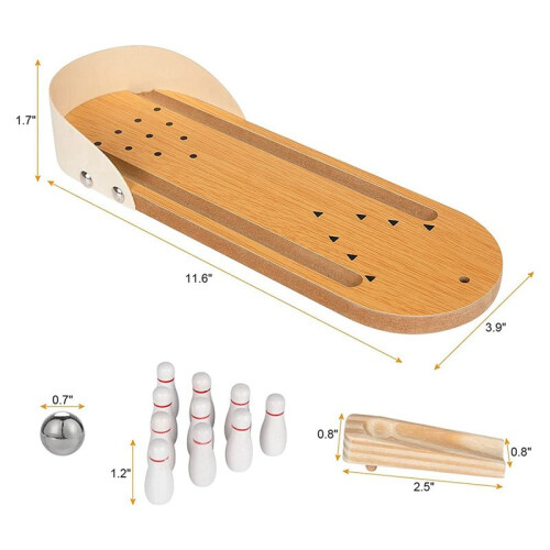Mini Bowling Game Set, Table to Relieve Stress, Ch 1