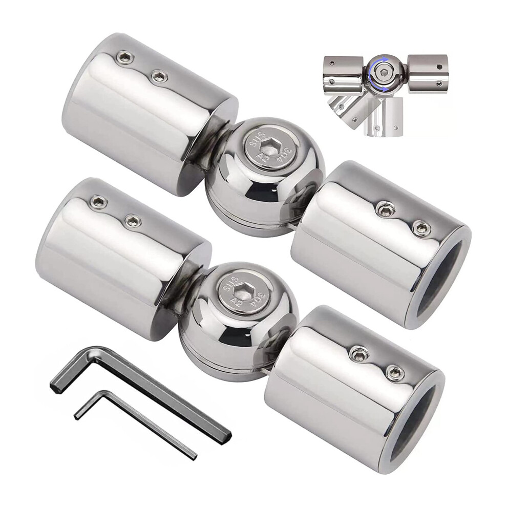 Photos - Other Hand Tools Kopinma 2PCS Curtain Rods Corner Connector, Adjustable Rod 