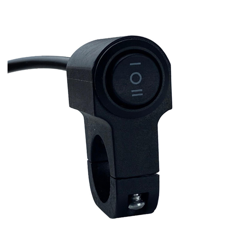 7/8'' 22Cm Plastic Motorcycle Handlebar Headlight Switch Threeposition Waterproof 12V Fog Spotlight Starter Button 9382693280497