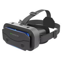 3D-VR-Brille, Tragbares Headset, Am Kopf Montiert, Verstellbar für 4,7-7,0-Zoll-Android-Smartphones, Virtual-Reality-Brille