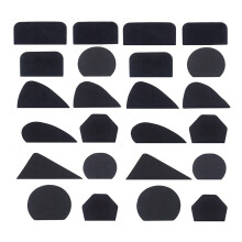 24 PCS Pottery Mug Handle Molds for Clay, Forms Cl