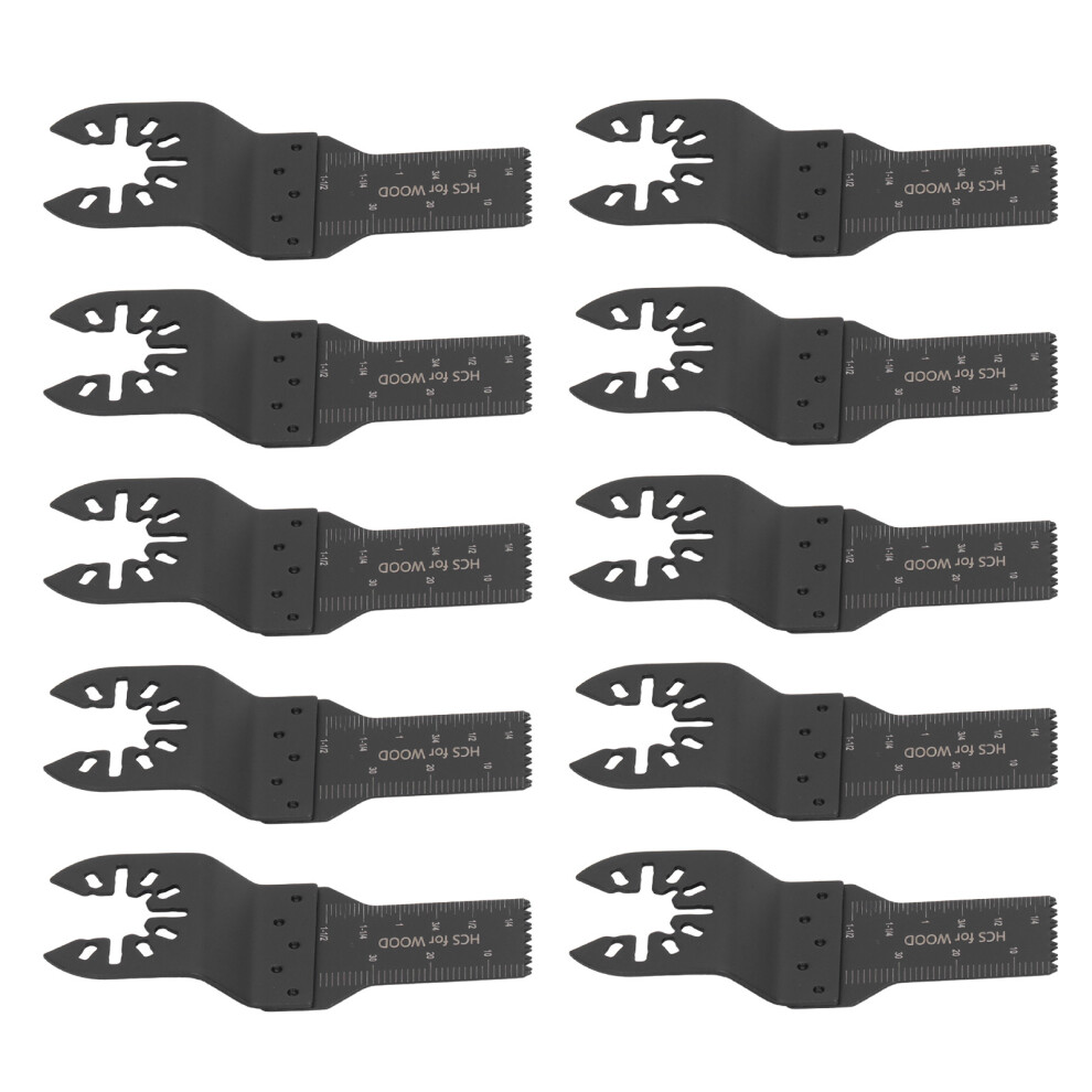 20Mm 10Pcs Oscillating Saw Blade Set For Multi Tool Quick Release Wood Plastic 3141375234083