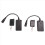 2 Pcs AC 90-240V 3 Pins XLR Remote Control Receive 1