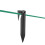 100Pcs 8.5CM Plastic Boundary Wire Stakes Lawn Peg 5