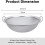 3Pack Fine Mesh Paint Strainer 60 Stainless Steel 8