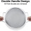 3Pack Fine Mesh Paint Strainer 60 Stainless Steel 3