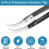 6Pcs Precision Reverse Ceramic Tweezers Set, Resis 6