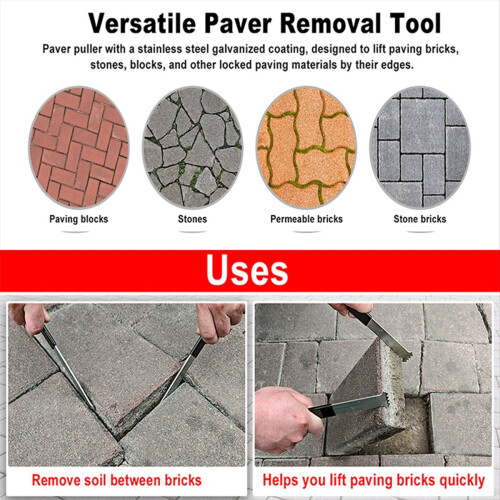 Paver Removal Tool, 2 Pcs Puller Tool , Extractor 2