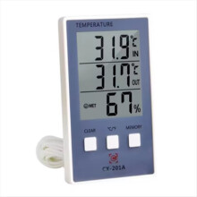 Digital Thermometer Hygrometer Indoor Outdoor Temp