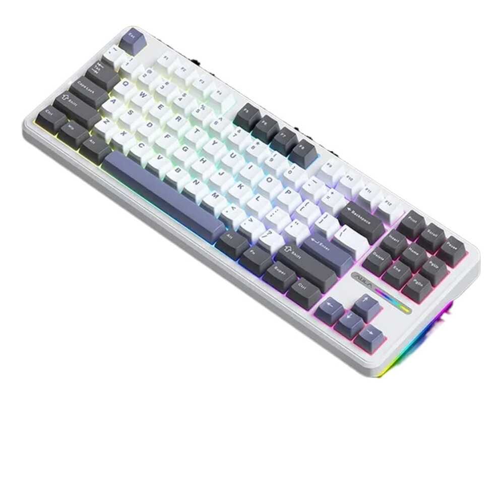 Wireless Mechanical Keyboard 87 Key Hot Swappable Rgb Backlit Gasket Mount Pbt Keycaps 8000Mah 9382693280688
