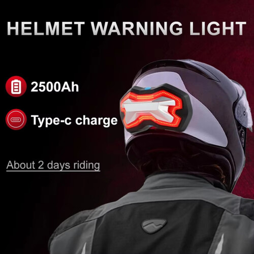 Warning Light Helmet LED Smart Light, Super Brigh 2