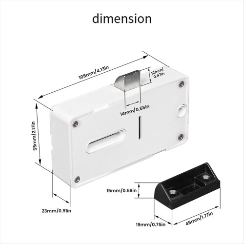 Tuya Smart Bluetooth Cabinet Drawer Lock for Locke 2
