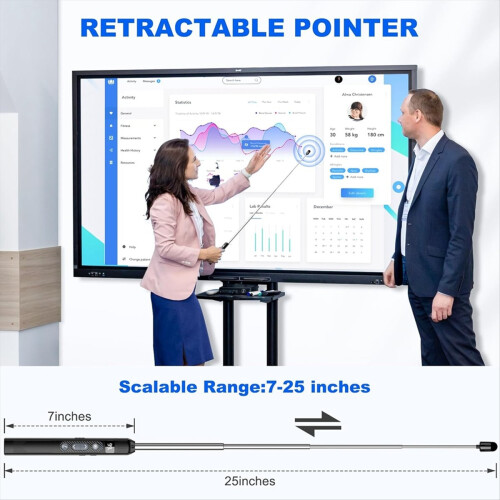 Telescopic Wireless Presentation Clicker,PPT Point 2