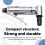 1/4 Inch 90 Degree Grinder Micro-Air Die Tool Kit 6