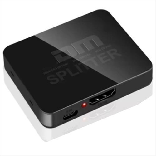 4K -Compatible 1x2 Splitter Switch 1 in 2 Out Vide 1