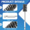 4Pcs Stainless Steel Wire Brush for Drill Bore Set 4