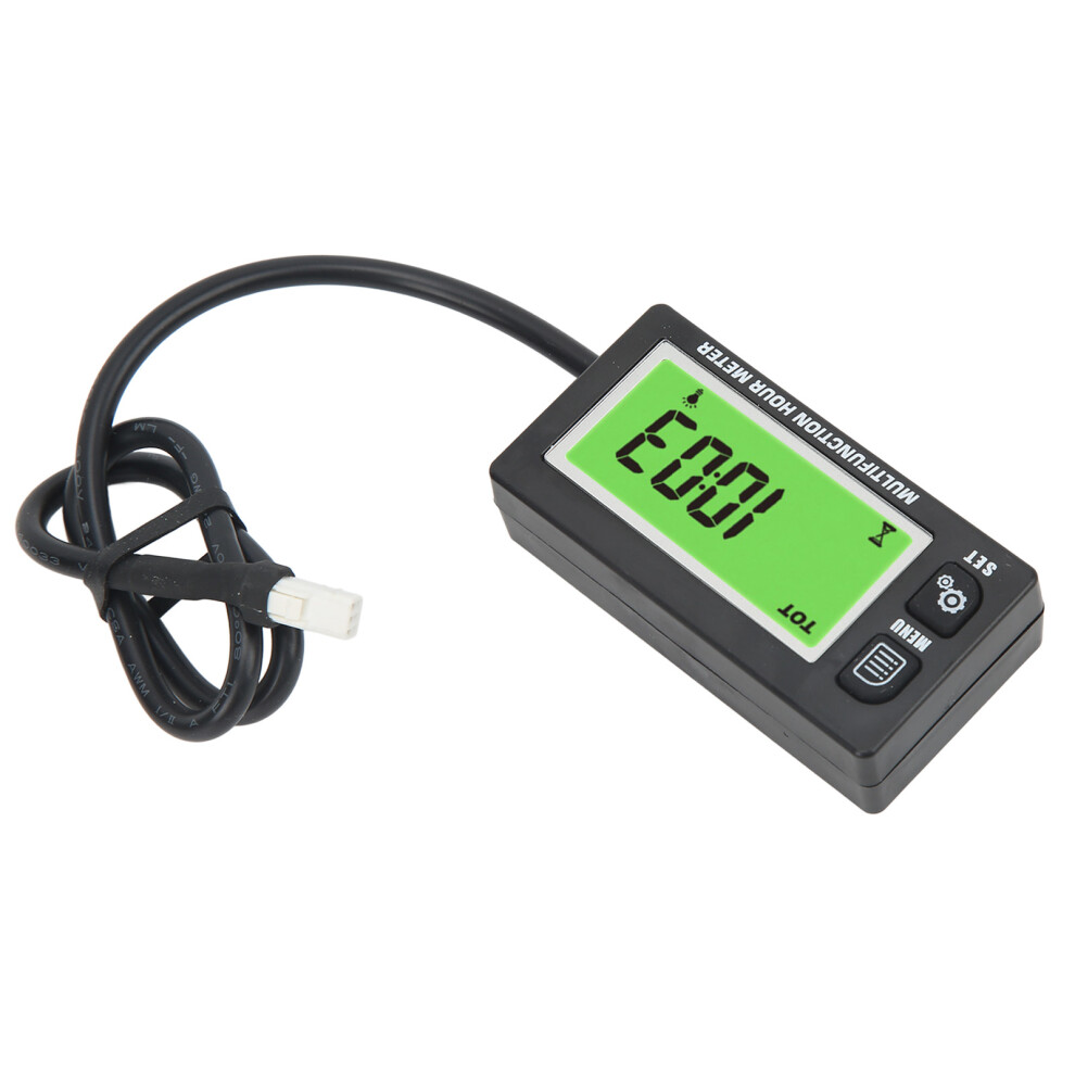 0Â25000Rpm Digital Tachometer Hour Meter Lcd Waterproof For Machinery 4661375235495