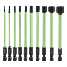 10PCS Magnetic Hex Head Wrench Drill Bits Set 1/4i