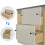 4pcs High Panel Drawer Installation Adjustable Cla 4
