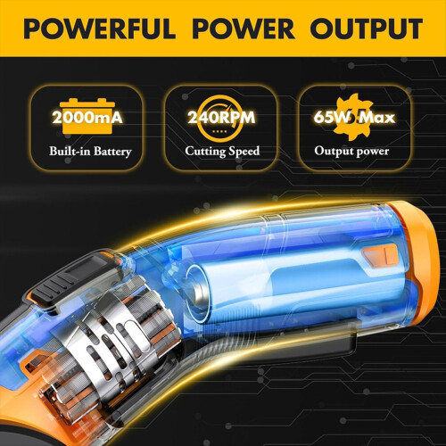 Cordless Electric Scissors - Rotary Knife for Fabr 2