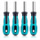 4 PCS Bit Driver Handle, 1/4 Handle Magnetic Screw 1