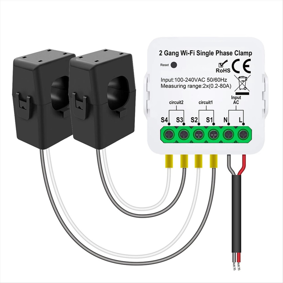 Photos - Other Electrical Equipment Kopinma Smart Life WIFI Energy Meter Current Sensor Statis 