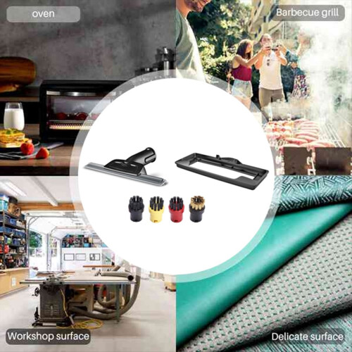 Window Squeegee Nozzle Carpet Glider and Steam Bru 2