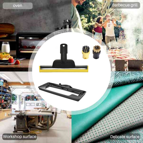 Window Squeegee Nozzle Carpet Glider and Steam Bru 2