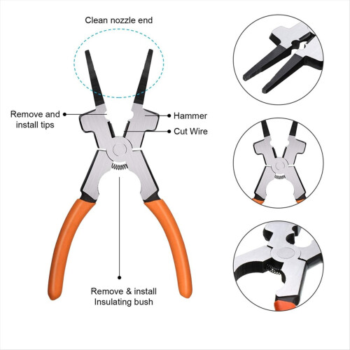 10 Inch Scratch Wire Brush Slag Removal Tool,8 Wel 1