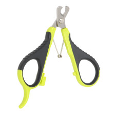 Cortauñas para mascotas de acero inoxidable, herramientas profesionales de aseo para gatos, perros y animales pequeños, mango antideslizante,