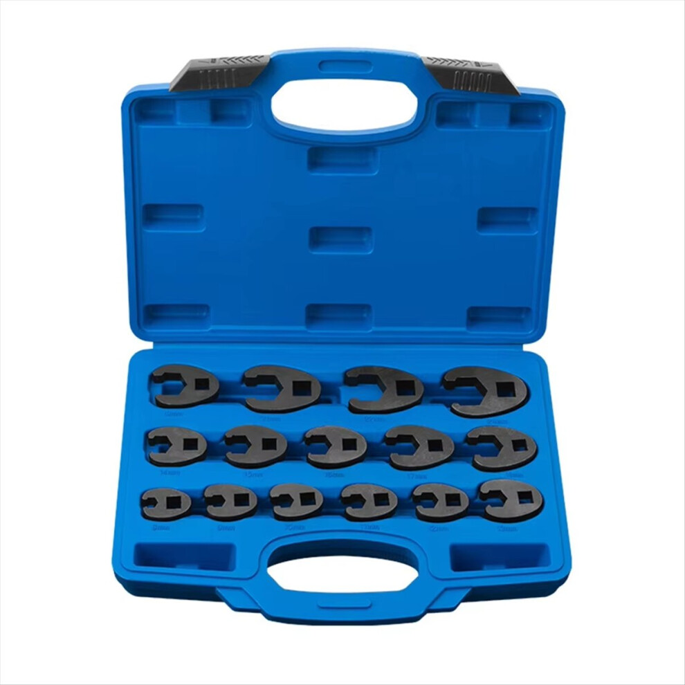 15Pcs 8-24Mm Crow Foot Open End Wrench 1/2 3/8 Inc 4853202289935