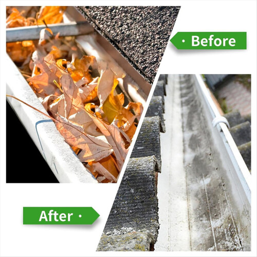 Gutter Cleaning Tools Telescopic Cleaner with 4Sec 2