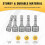 14PCS Powerful Socket Hexagonal Wrench Handle Scre 5