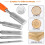 5 Piece Wood Chisel Sets Woodworking Tools Set, Ch 4