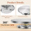 12 Inch Sculpting Wheel, Double-Sided Pottery Turn 4