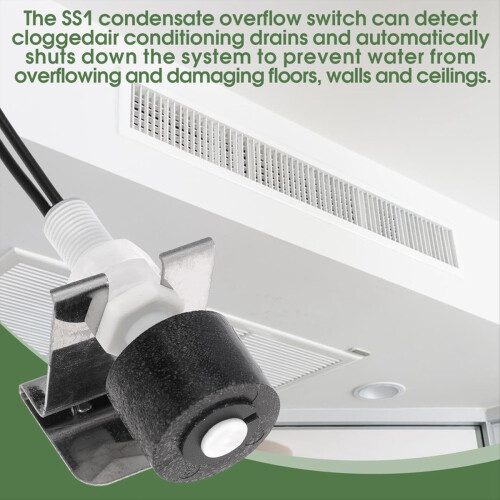 2Pcs SS3 Float Switch Condensate Overflow Safe-T-S 2