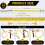 12 Pack Tool Lanyard with Single Metal Buckle and 3
