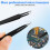 Precision Tweezers Set,Upgraded Anti-Static Stainl 5