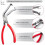 4pcs Electrical Disconnect Pliers for Cars,Electri 5