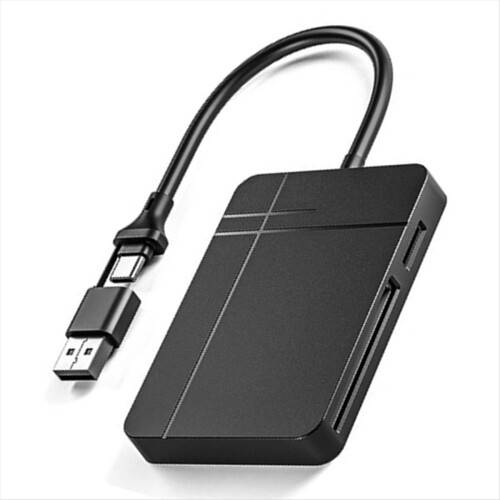 4-in-1 Memory Card Reader USB A/USB C to MS TF SD 2