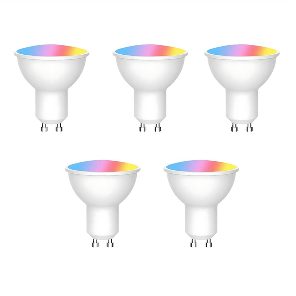 5Pcs Tuya Wifi Gu10 Smart Led Light Bulb Dimmable 4853202297510