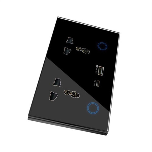 Tuya WIFI Smart Wall Socket with USB Type-C UK Plu 2