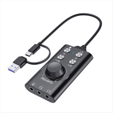 Sound Card USB Type-C Computer Volume Control Knob