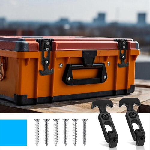 Flexible Rubber Draw Latch T Handle Hasp Latches w 1