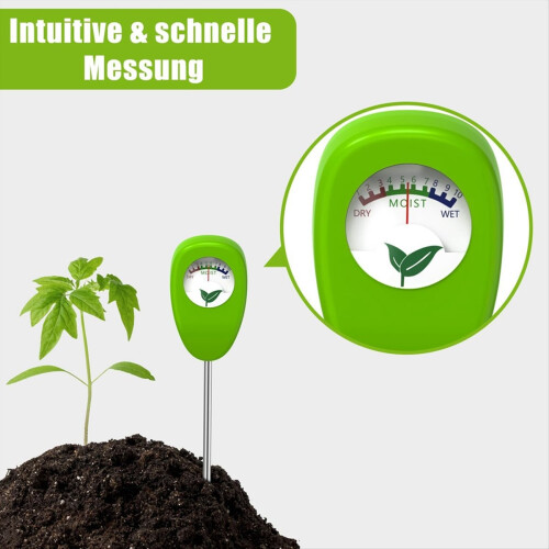 Soil Moisture Meter for Plants Portable Plant With 2