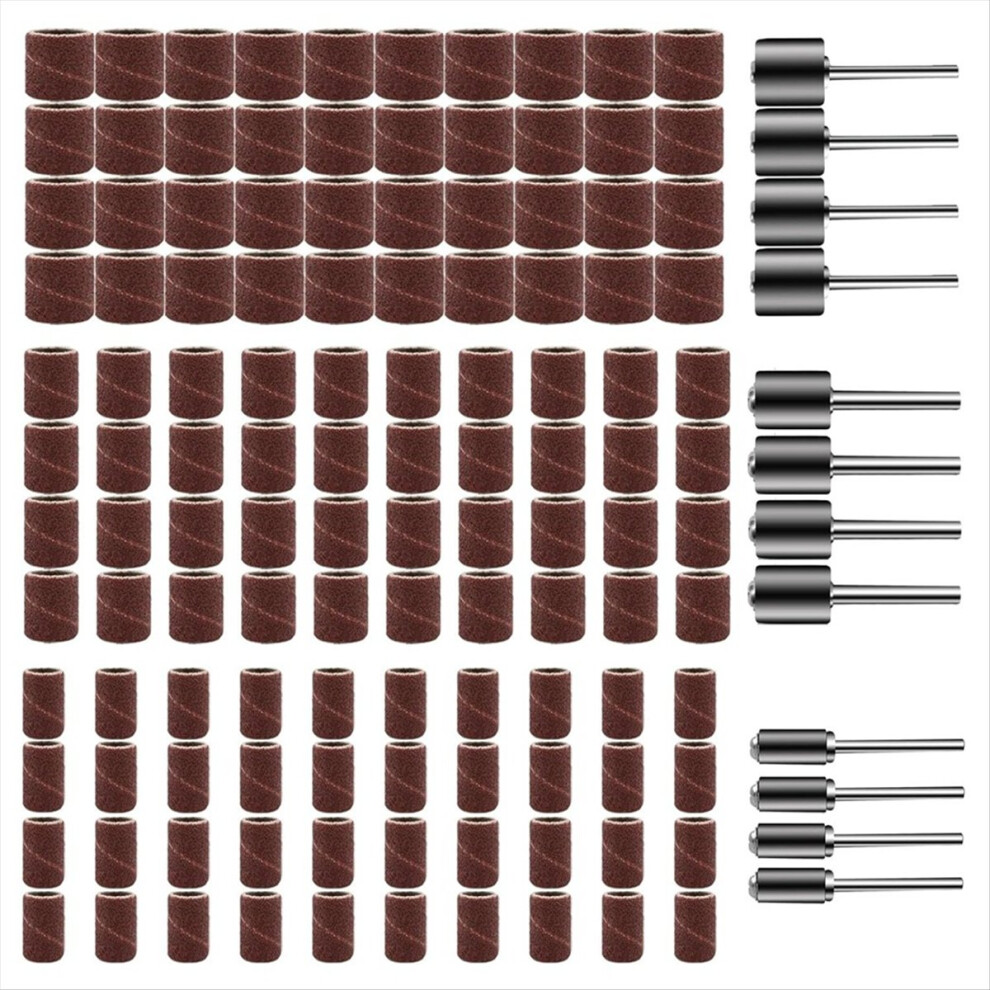 Photos - Power Tool Accessory Kopinma 132 PCS Sanding Drums for Rotary Tool Set Aluminum 