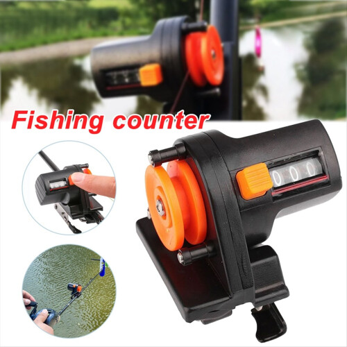 Fishing Line Depth Counter Finder 0-999M Tool Tack 2