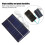 1W 6V Portable Solar Panel USB Charger for Mobile & Lighting 10