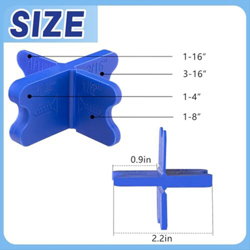 8 Pcs Deck Spacer Tool,4 Thicknesses Board Spacers 2